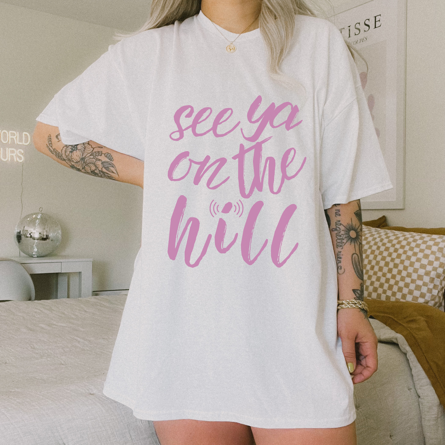 See Ya on the Hill Telepathy Oversized Tee