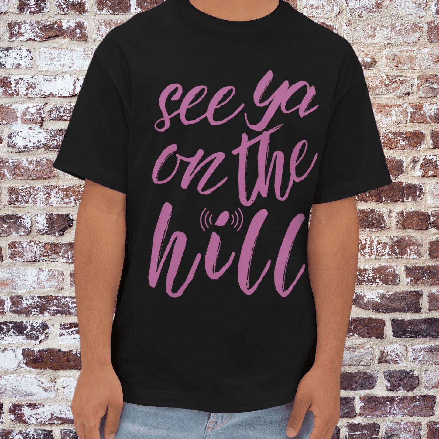 See Ya on the Hill Telepathy Oversized Tee
